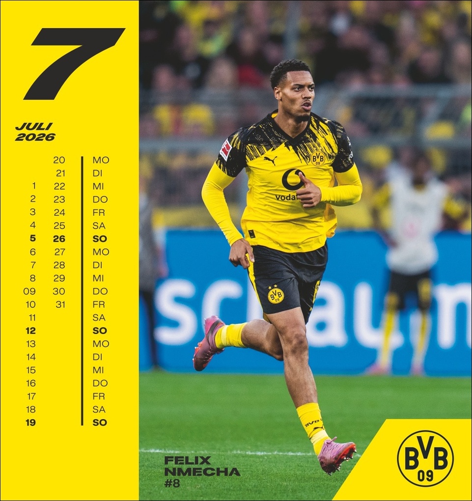 Weitere Ansicht: BVB Postkartenkalender 2026