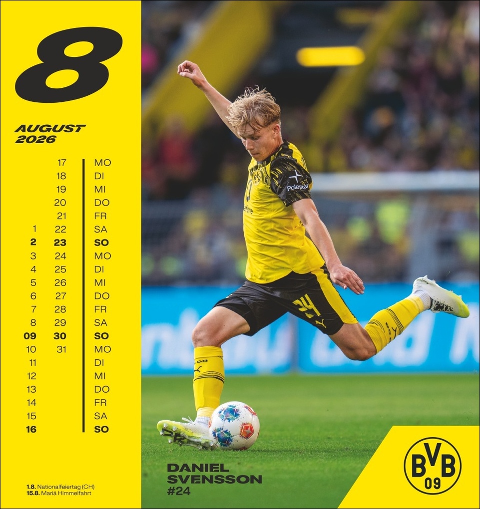Weitere Ansicht: BVB Postkartenkalender 2026