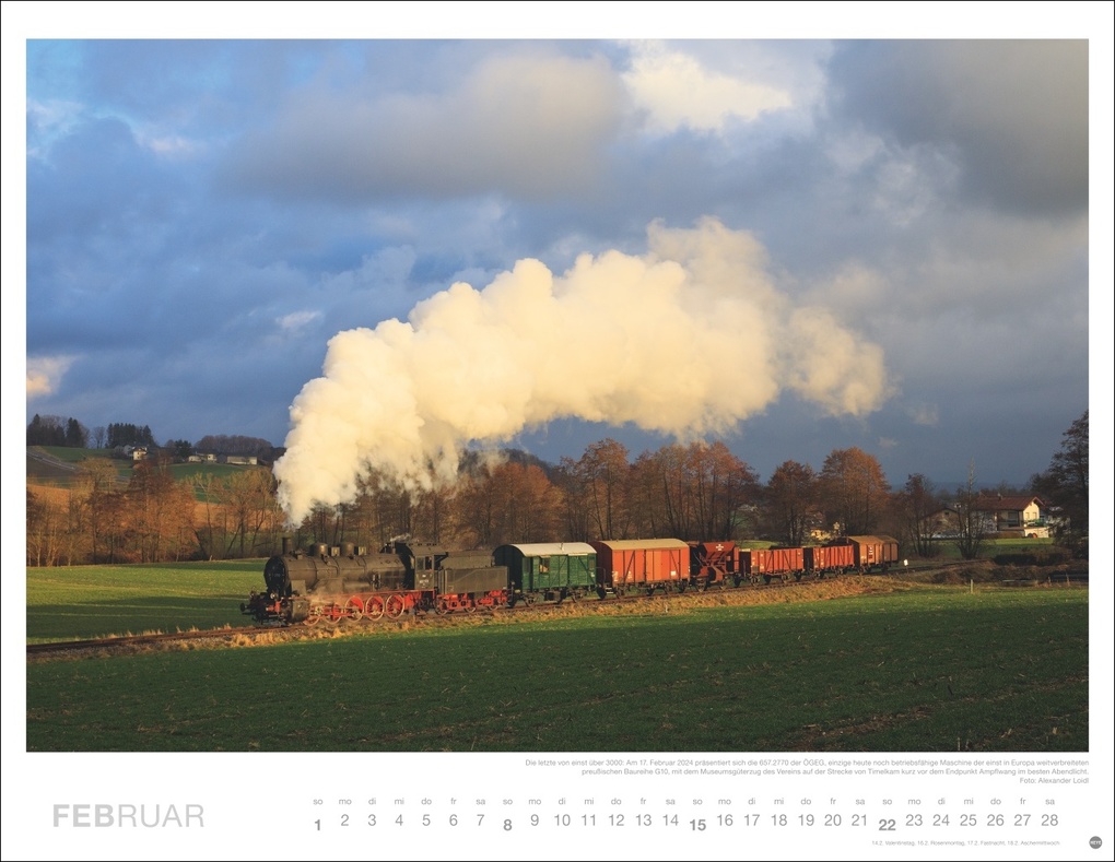 Weitere Ansicht: Eisenbahn-Romantik Posterkalender 2026