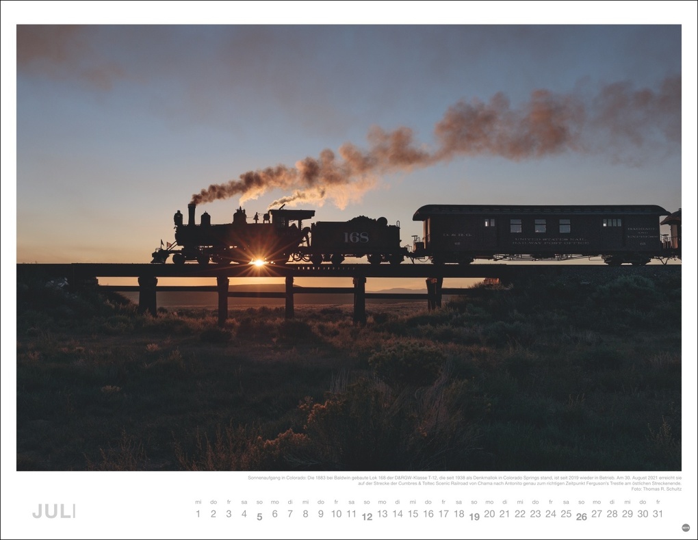 Weitere Ansicht: Eisenbahn-Romantik Posterkalender 2026