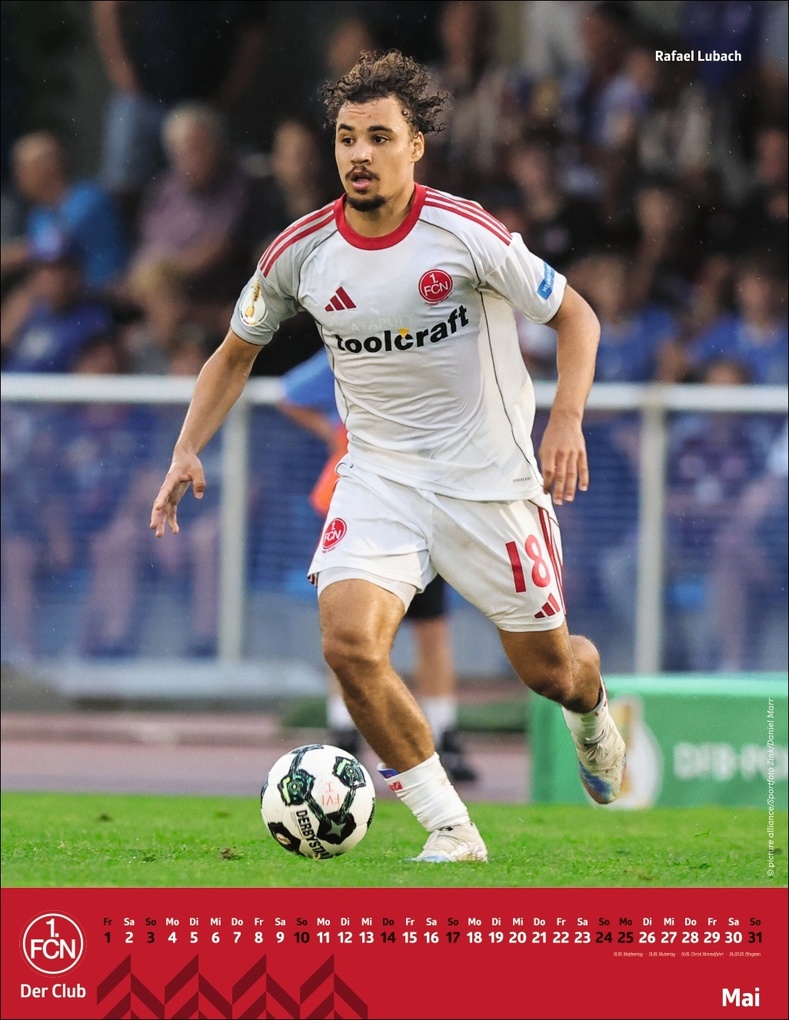 Weitere Ansicht: 1. FC Nürnberg Posterkalender 2026