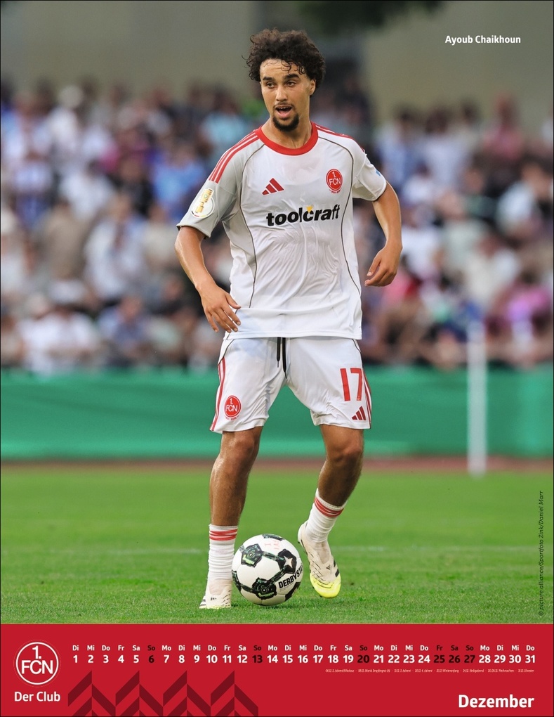 Weitere Ansicht: 1. FC Nürnberg Posterkalender 2026