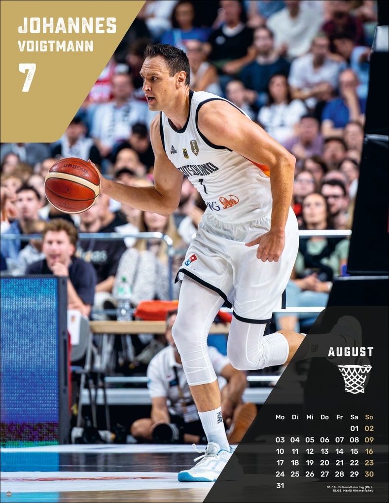 Weitere Ansicht: DBB Basketball Posterkalender 2026