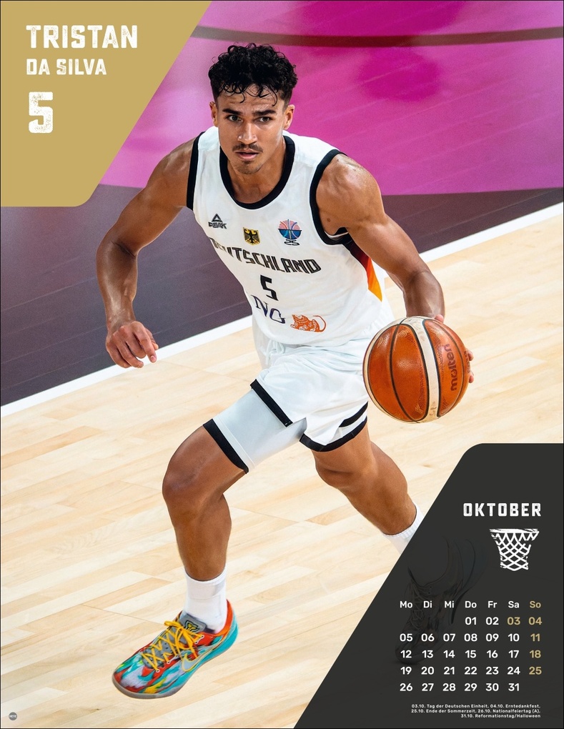 Weitere Ansicht: DBB Basketball Posterkalender 2026