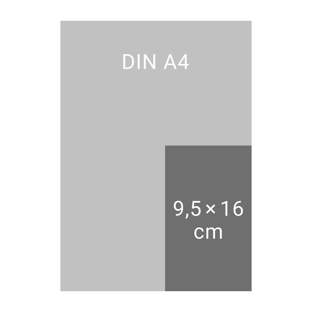 Weitere Ansicht: Leporello, schwarz Kalender 2026