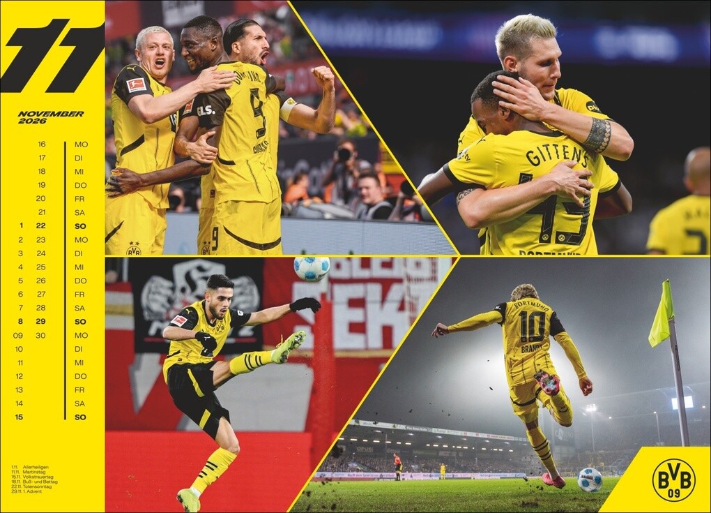 Weitere Ansicht: BVB Edition Kalender 2026
