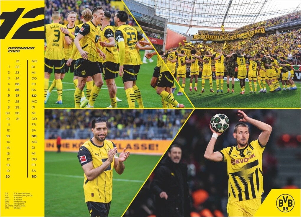 Weitere Ansicht: BVB Edition Kalender 2026