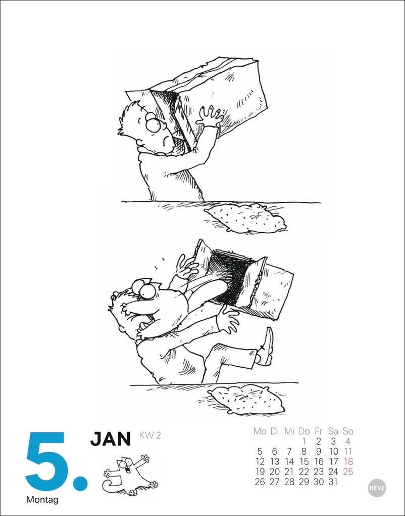 Weitere Ansicht: Simons Katze Tagesabreißkalender 2026 | Simon Tofield