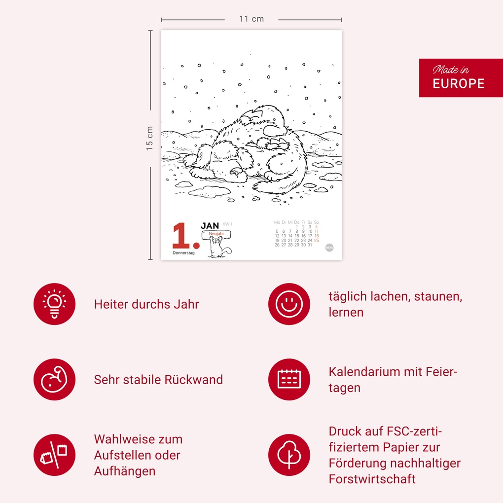 Weitere Ansicht: Simons Katze Tagesabreißkalender 2026 | Simon Tofield