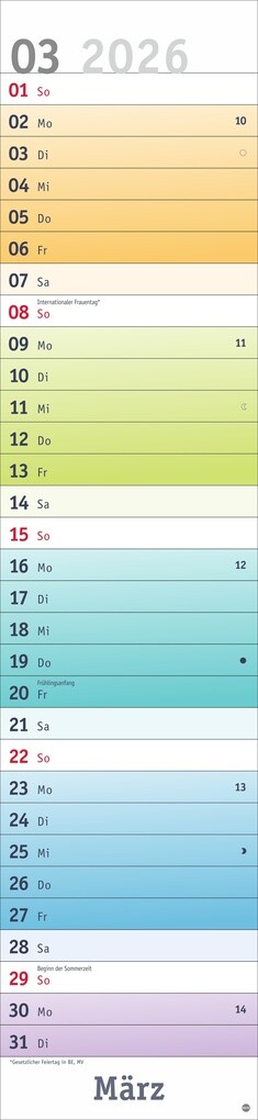 Weitere Ansicht: Bunte Wochen Langplaner XL 2026