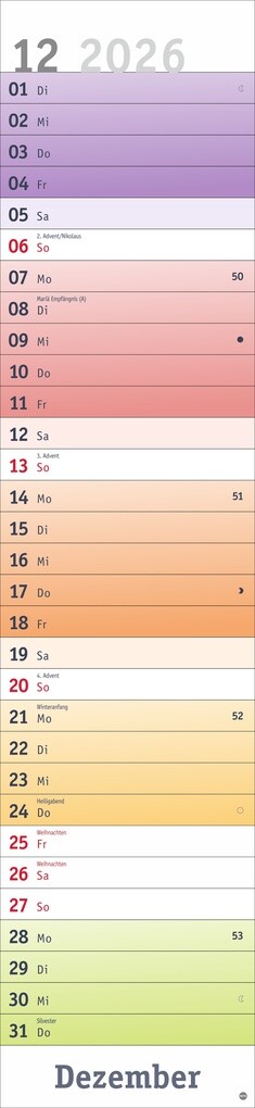 Weitere Ansicht: Bunte Wochen Langplaner XL 2026