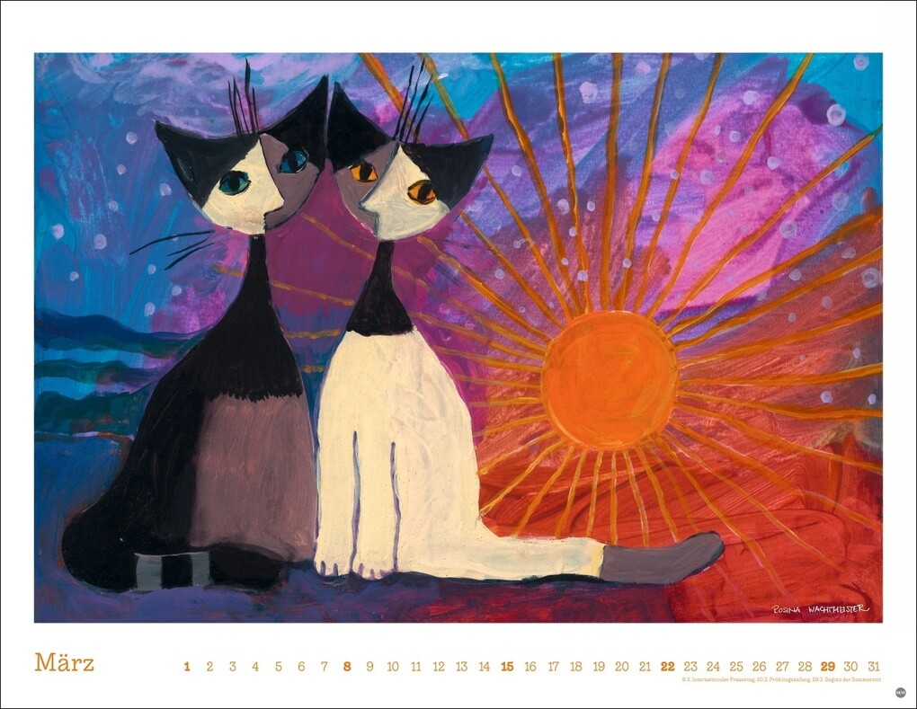 Weitere Ansicht: Rosina Wachtmeister Posterkalender 2026 | Rosina Wachtmeister