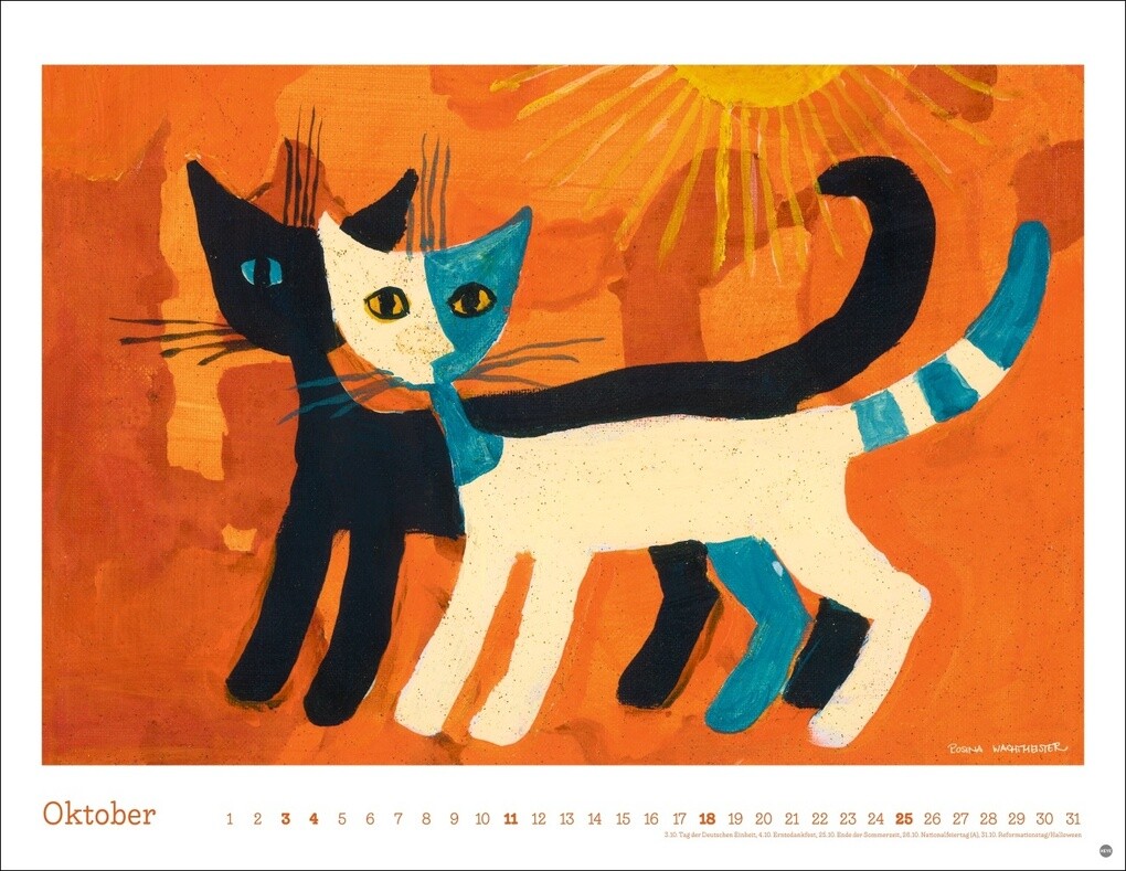 Weitere Ansicht: Rosina Wachtmeister Posterkalender 2026 | Rosina Wachtmeister