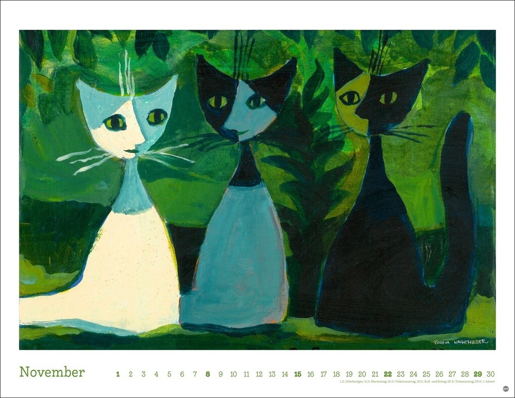 Weitere Ansicht: Rosina Wachtmeister Posterkalender 2026 | Rosina Wachtmeister