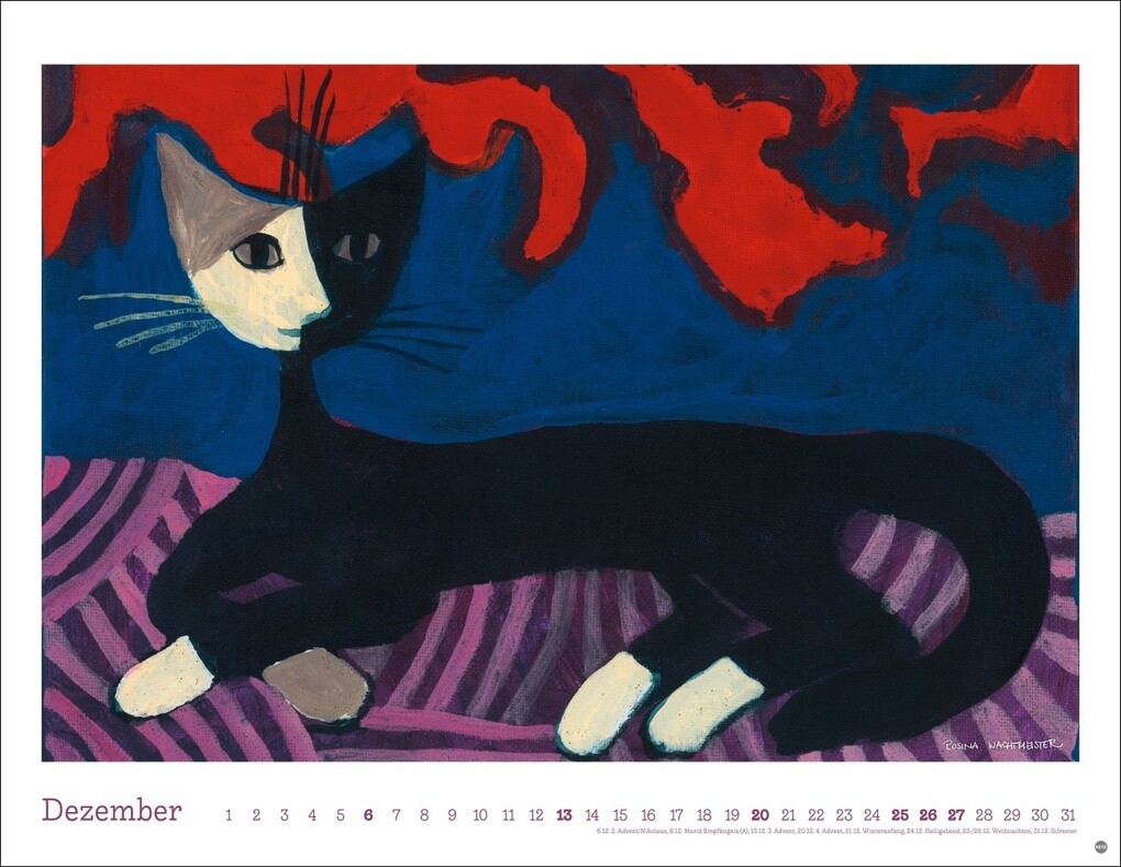 Weitere Ansicht: Rosina Wachtmeister Posterkalender 2026 | Rosina Wachtmeister