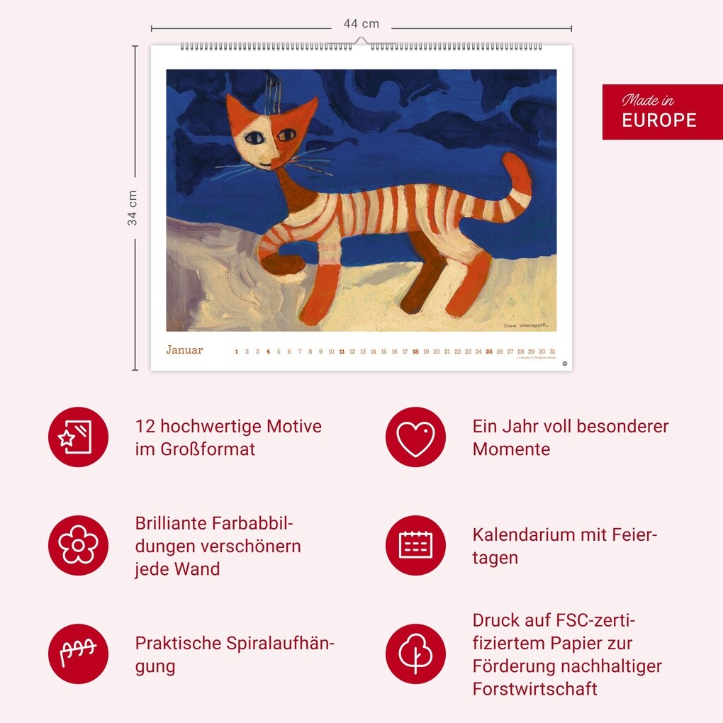 Weitere Ansicht: Rosina Wachtmeister Posterkalender 2026 | Rosina Wachtmeister