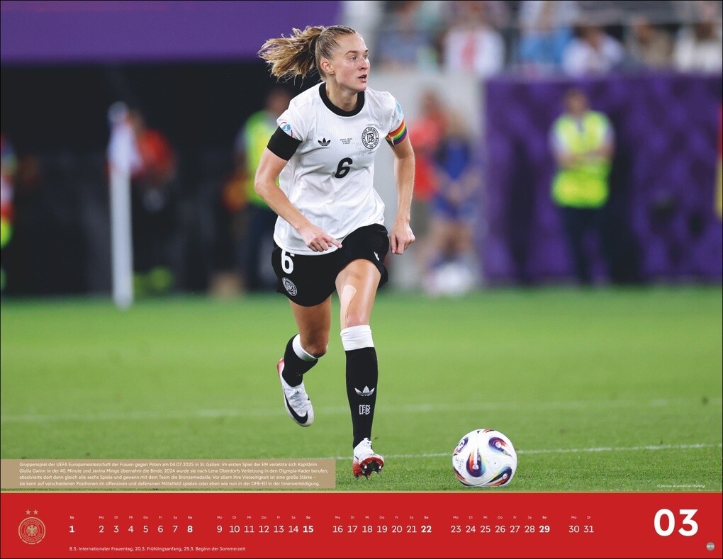 Weitere Ansicht: DFB Frauen Posterkalender 2026