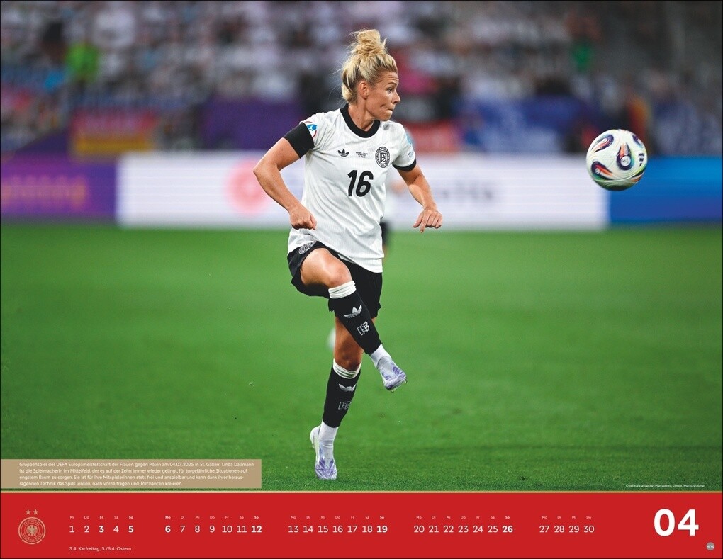 Weitere Ansicht: DFB Frauen Posterkalender 2026
