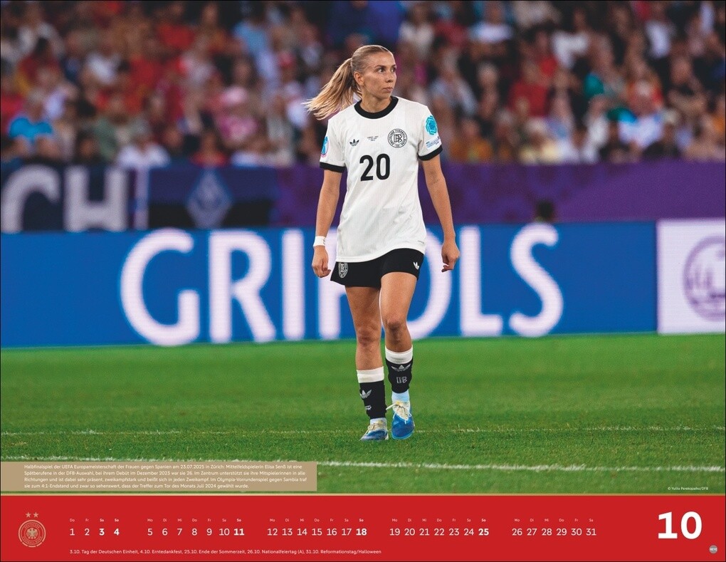 Weitere Ansicht: DFB Frauen Posterkalender 2026