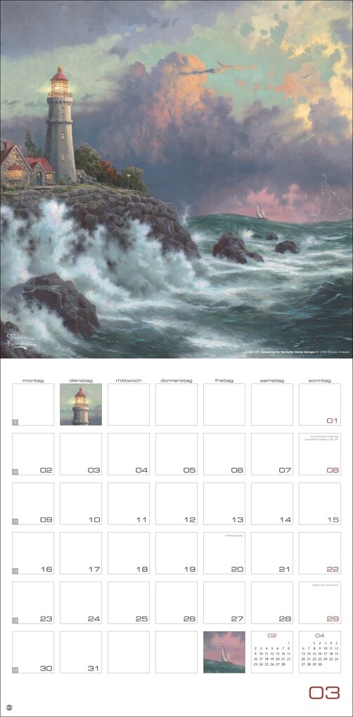 Weitere Ansicht: Thomas Kinkade: Land of Light Broschurkalender 2026 | Thomas Kinkade