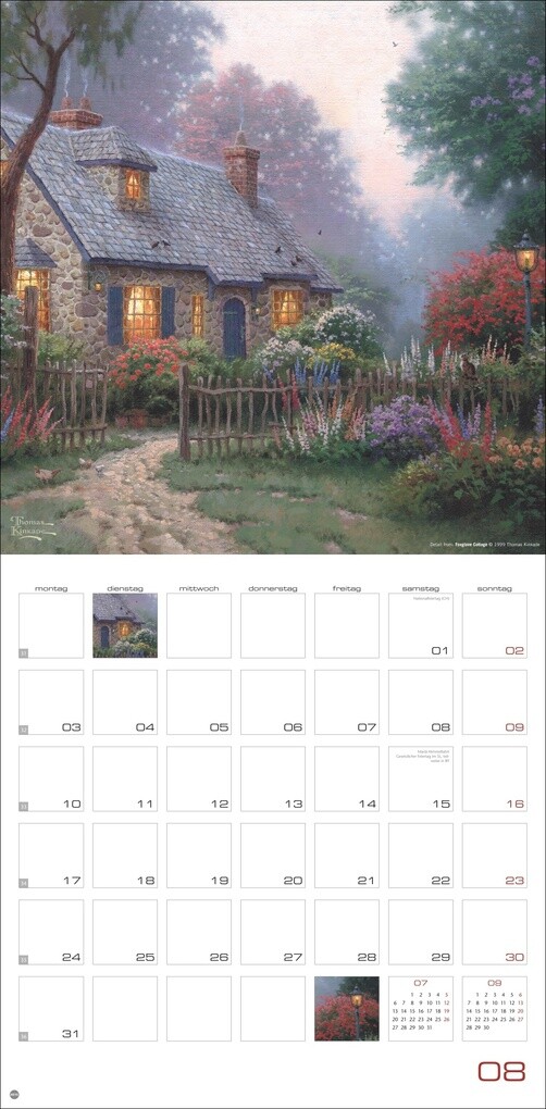 Weitere Ansicht: Thomas Kinkade: Land of Light Broschurkalender 2026 | Thomas Kinkade