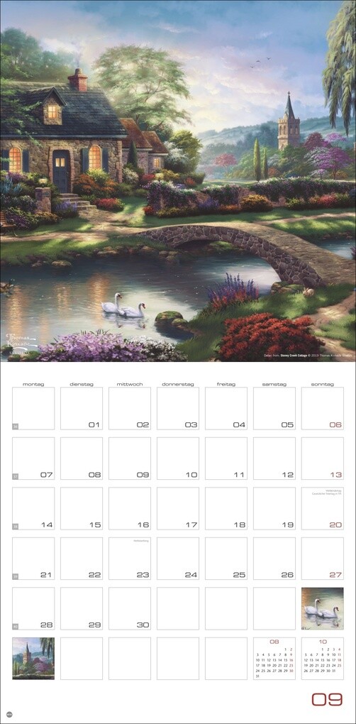 Weitere Ansicht: Thomas Kinkade: Land of Light Broschurkalender 2026 | Thomas Kinkade