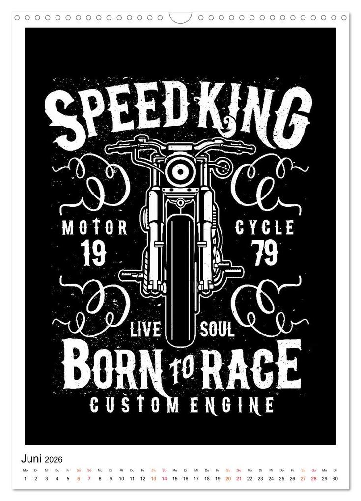 Weitere Ansicht: Motorrad - nostalgische Poster (Wandkalender 2026 DIN A3 hoch), CALVENDO Monatskalender | Peter Roder, Calvendo