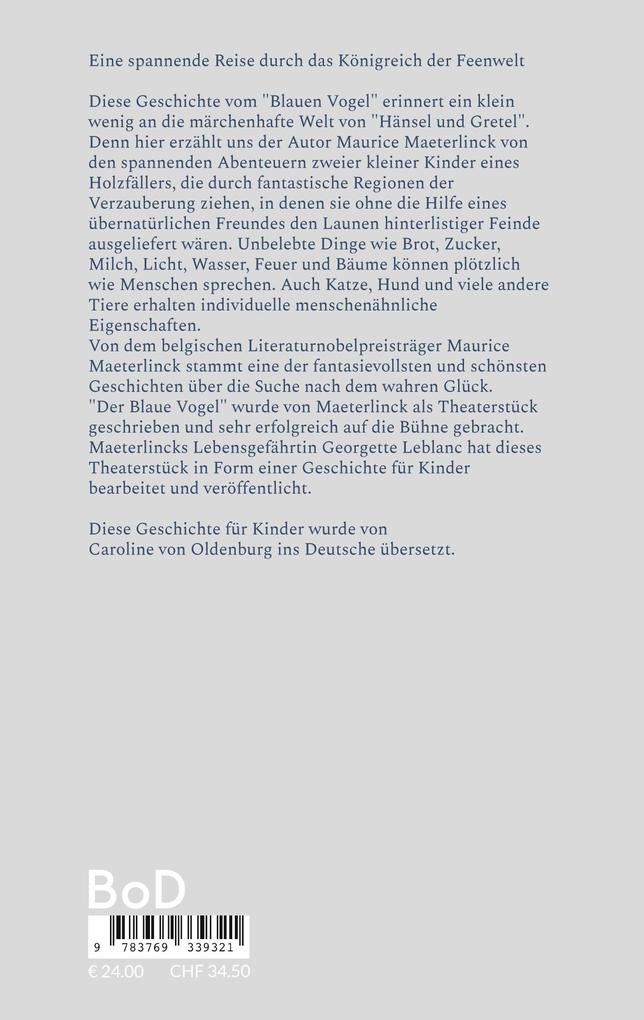 Weitere Ansicht: Der blaue Vogel | Maurice Maeterlinck, Georgette Leblanc