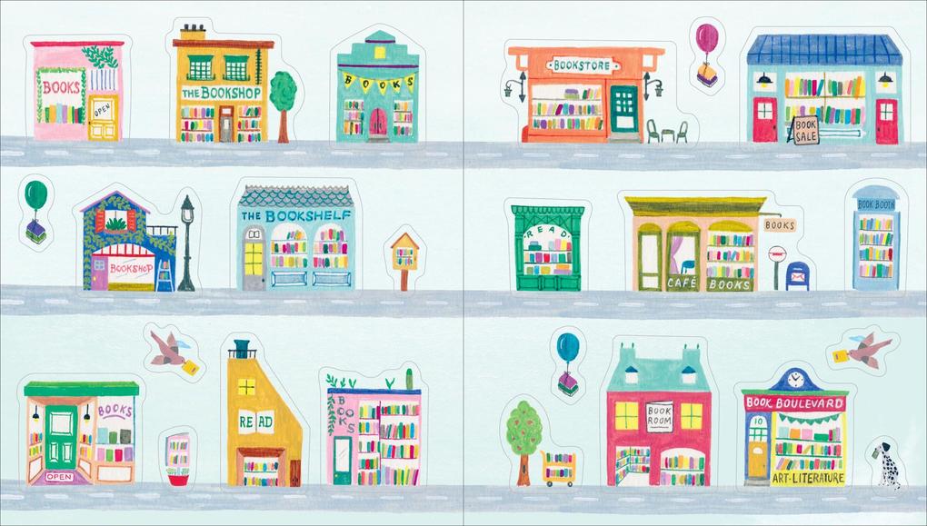 Weitere Ansicht: A Book Lover's Sticker Book