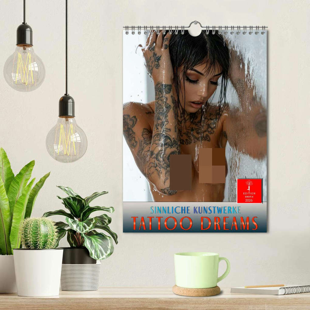 Weitere Ansicht: Tattoo Dreams - Sinnliche Kunstwerke (Wandkalender 2026 DIN A4 hoch), CALVENDO Monatskalender | Peter Roder, Calvendo