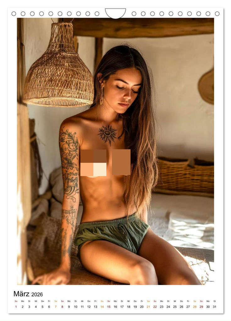 Weitere Ansicht: Tattoo Dreams - Sinnliche Kunstwerke (Wandkalender 2026 DIN A4 hoch), CALVENDO Monatskalender | Peter Roder, Calvendo