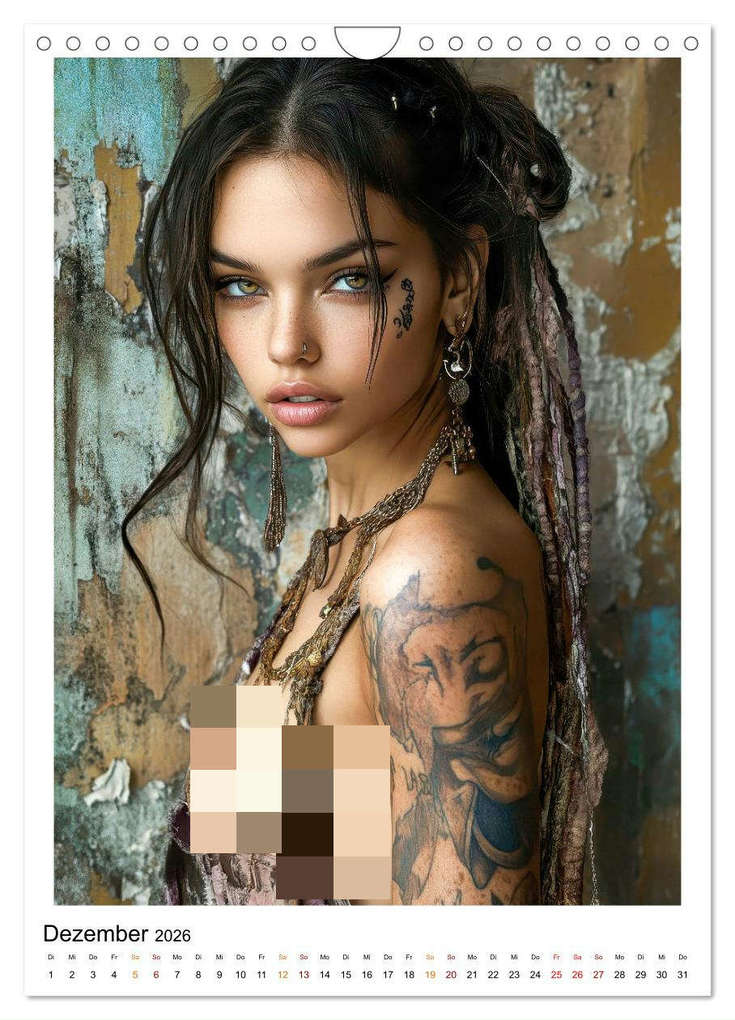 Weitere Ansicht: Tattoo Dreams - Sinnliche Kunstwerke (Wandkalender 2026 DIN A4 hoch), CALVENDO Monatskalender | Peter Roder, Calvendo