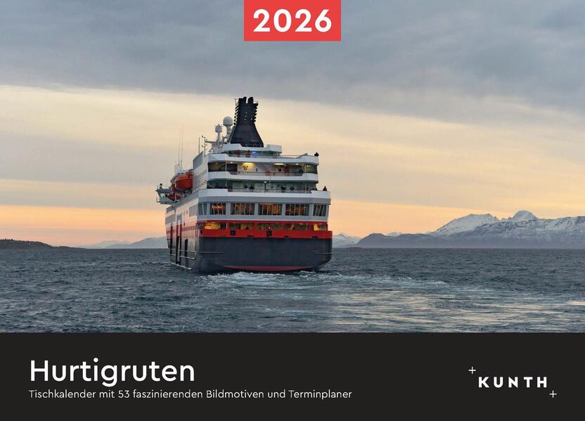 Produktbild: Hurtigruten - KUNTH Tischkalender 2026