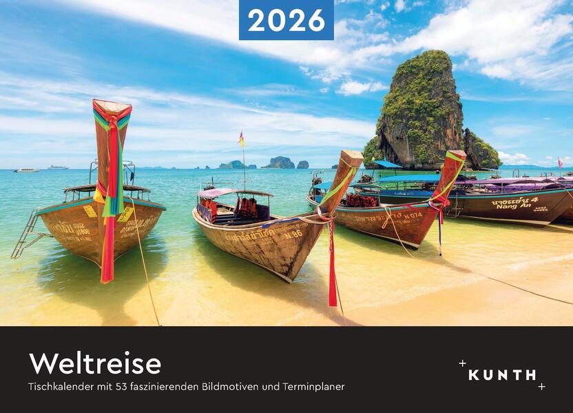 Produktbild: Weltreise - KUNTH Tischkalender 2026