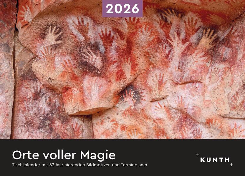 Produktbild: Orte voller Magie - KUNTH Tischkalender 2026