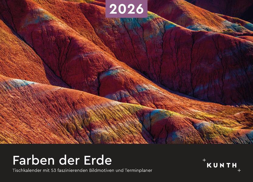 Produktbild: Farben der Erde - KUNTH Tischkalender 2026