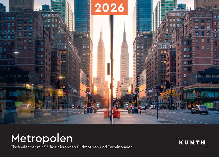 Produktbild: Metropolen - KUNTH Tischkalender 2026