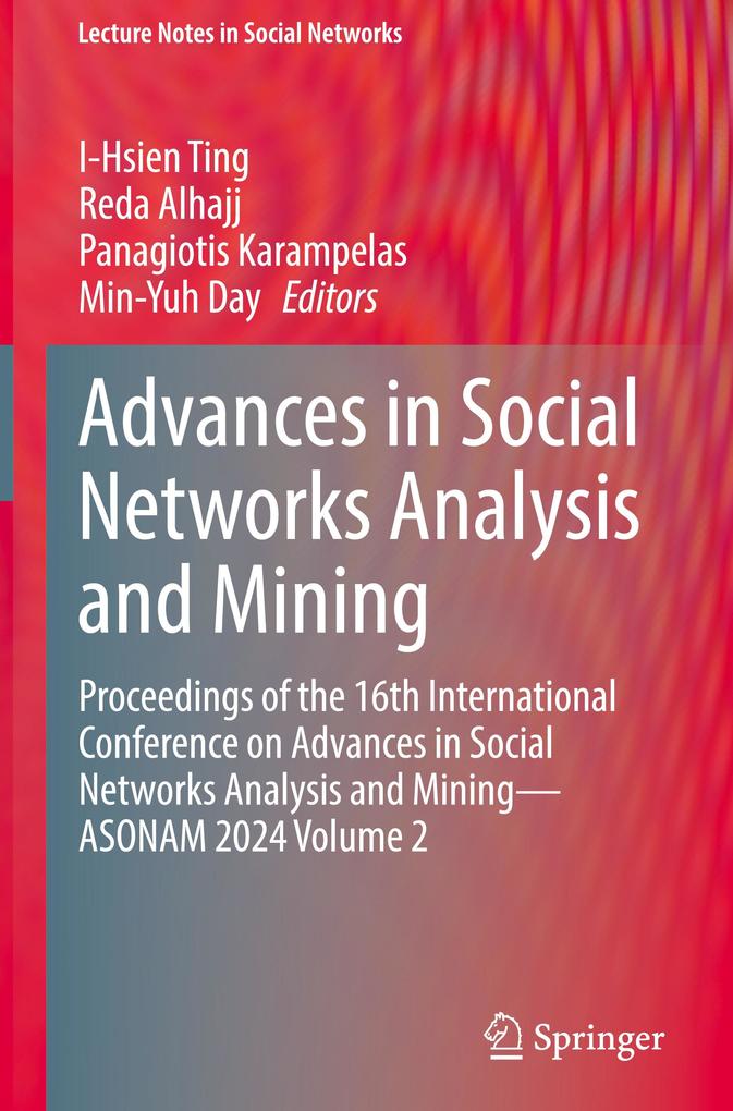 Produktbild: Advances in Social Networks Analysis and Mining