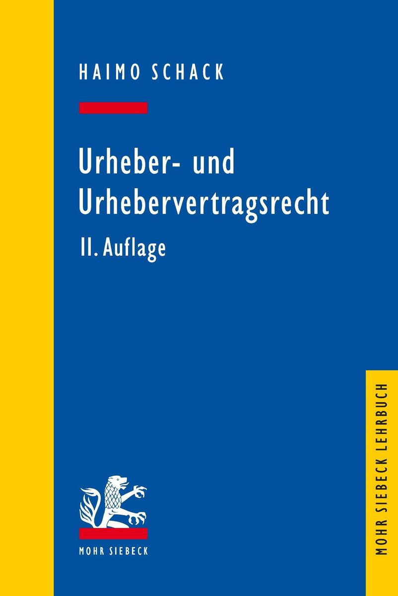 Produktbild: Urheber- und Urhebervertragsrecht | Haimo Schack
