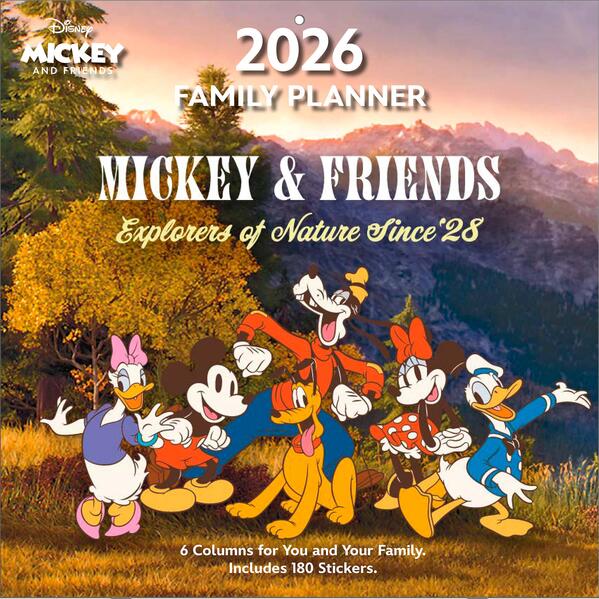 Produktbild: MICKEY & FRIENDS - Familienplaner im Format 30 x 30