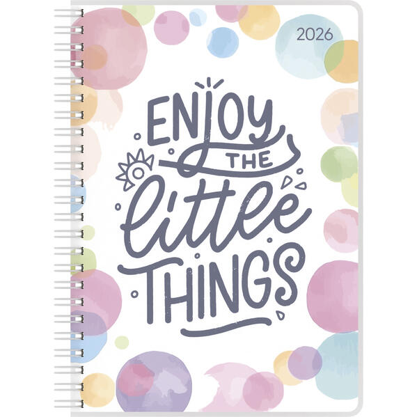 Produktbild: Ladytimer Ringbuch Little Things 2026 - Taschen-Kalender A5 (15x21 cm) - Schüler-Kalender - Weekly - Ringbindung - 128 Seiten - Alpha Edition | Alpha Edition GmbH & Co. KG