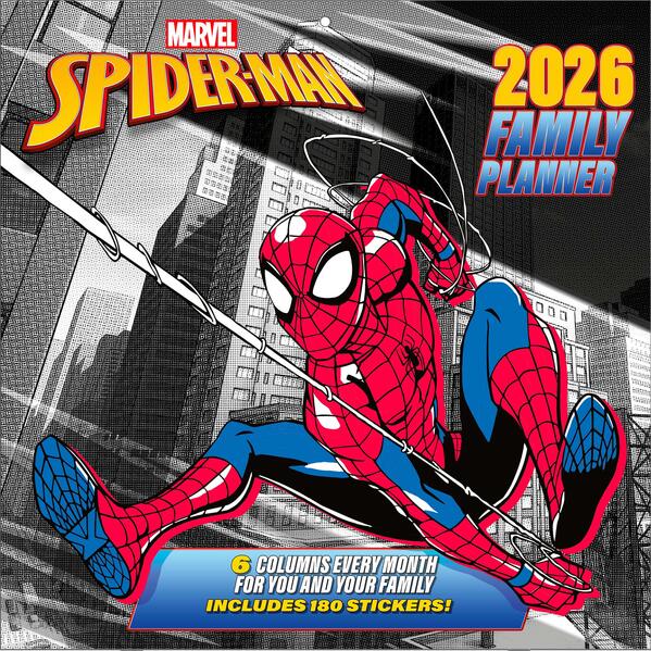 Produktbild: SPIDER-MAN Familienplaner im Format 30 x 30