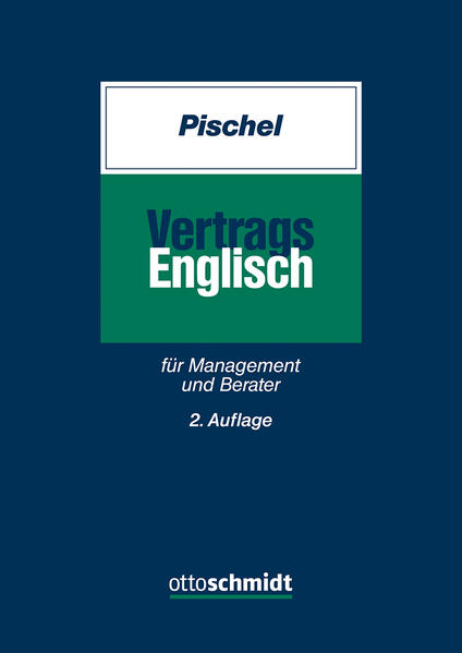 Produktbild: Vertragsenglisch für Management und Berater | Gerhard Pischel