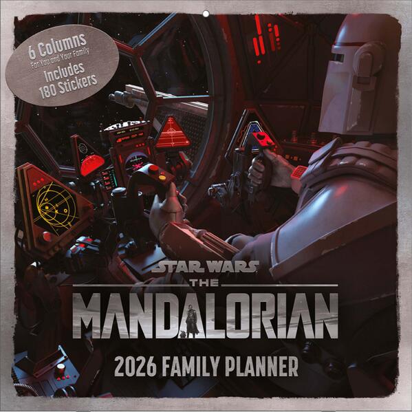 Produktbild: THE MANDALORIAN Familienplaner im Format 30 x30