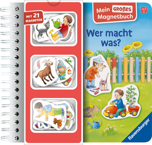 Produktbild: Mein großes Magnetbuch - Wer macht was? | Katja Senner