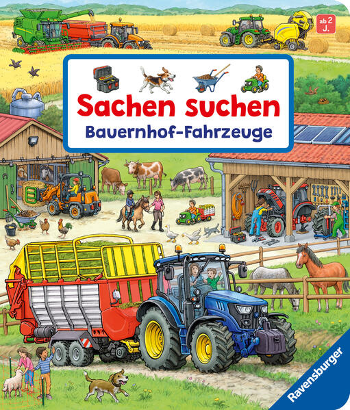 Produktbild: Sachen suchen - Bauernhof-Fahrzeuge | Susanne Gernhäuser