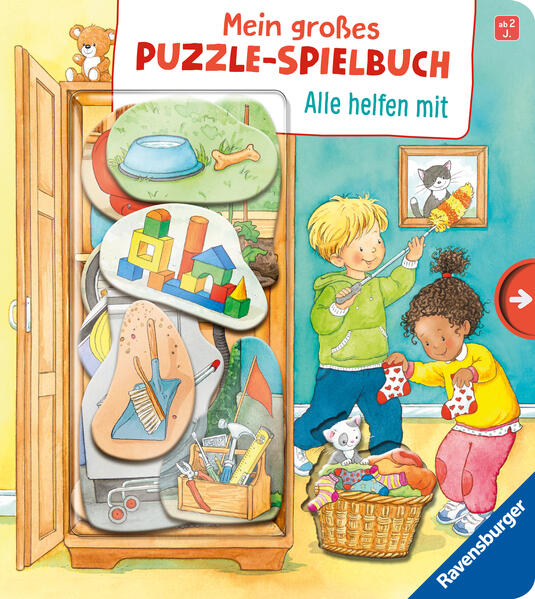 Produktbild: Mein großes Puzzle-Spielbuch - Alle helfen mit | Mila Rulff