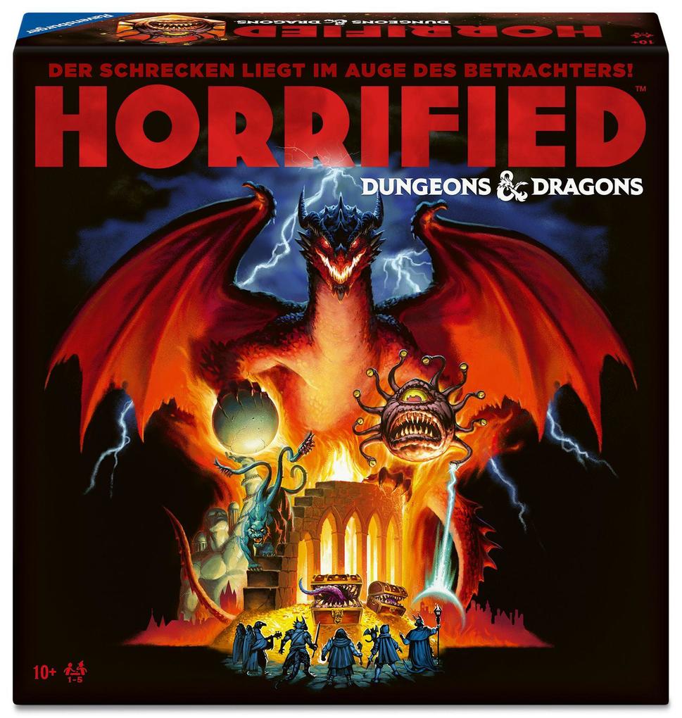 Produktbild: Horrified: DUNGEONS & DRAGONS - Gesellschaftsspiel & Brettspiel ab 10 Jahre