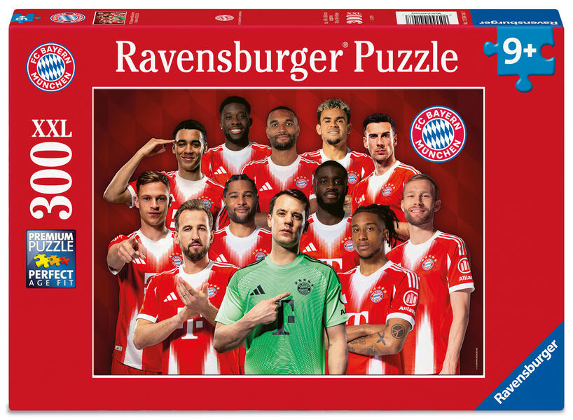 Produktbild: Kinderpuzzle 300 Teile - FC Bayern München Saison 2025/2026