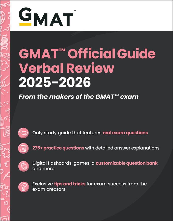 Produktbild: GMAT Official Guide Verbal Review 2025-2026 | Gmac (Graduate Management Admission Council)